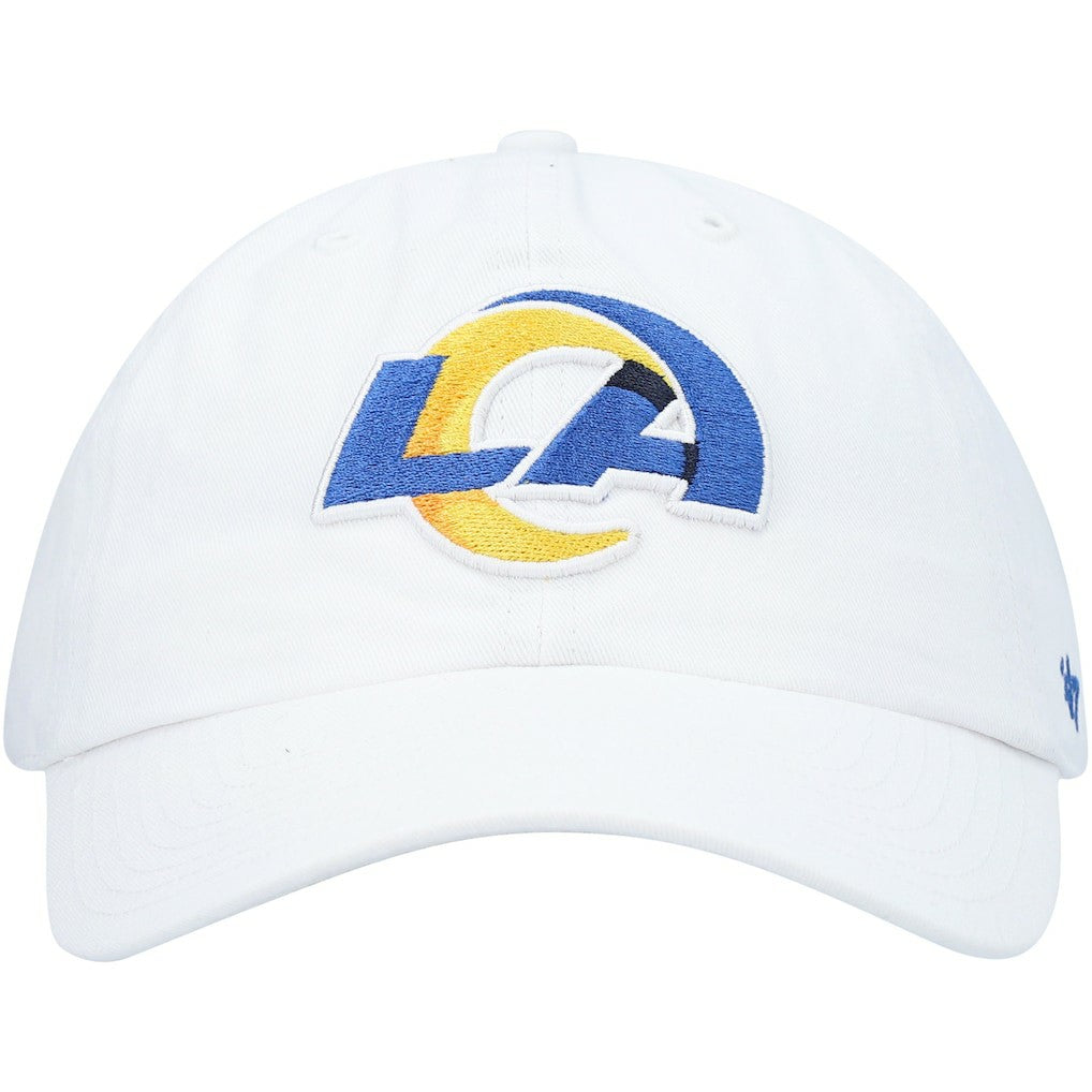 47 brand Los Angeles Rams '47 Logo Clean Up Adjustable Hat White