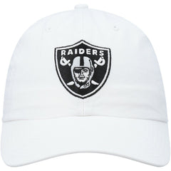 47 brand Las Vegas Raiders '47 Clean Up Adjustable Hat White