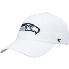 47 brand Seattle Seahawks '47 Clean Up Adjustable Hat White