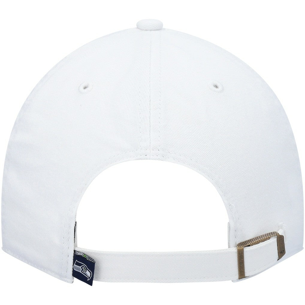 47 brand Seattle Seahawks '47 Clean Up Adjustable Hat White