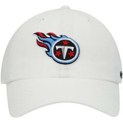 47 brand Tennessee Titans '47 Clean Up Adjustable Hat White