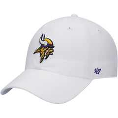 47 brand Minnesota Vikings '47 Logo Clean Up Adjustable Hat White