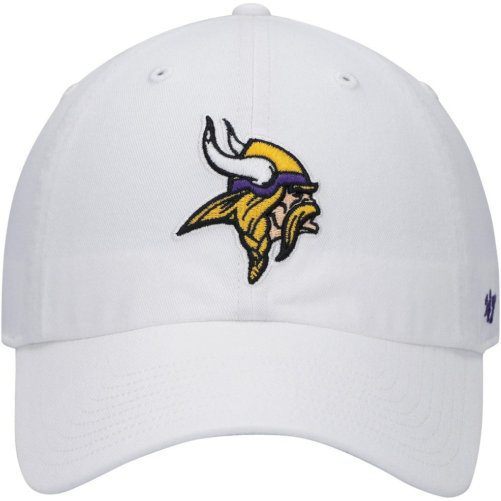 47 brand Minnesota Vikings '47 Logo Clean Up Adjustable Hat White