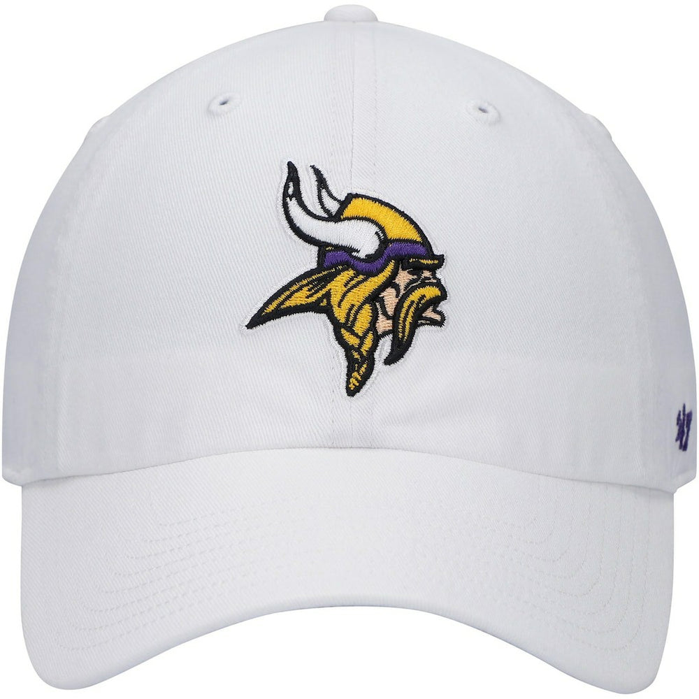 47 brand Minnesota Vikings '47 Logo Clean Up Adjustable Hat White