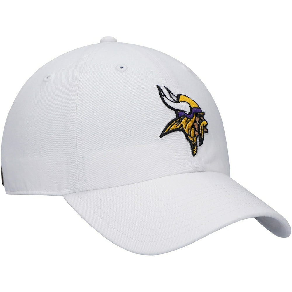 47 brand Minnesota Vikings '47 Logo Clean Up Adjustable Hat White