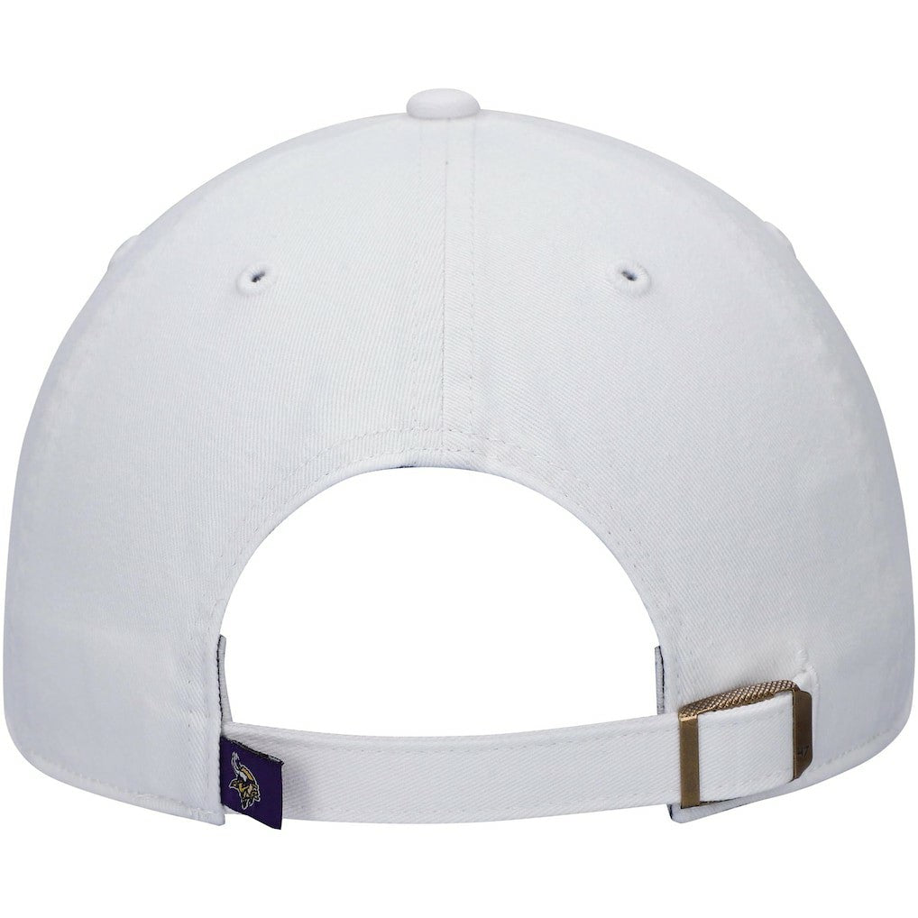 47 brand Minnesota Vikings '47 Logo Clean Up Adjustable Hat White