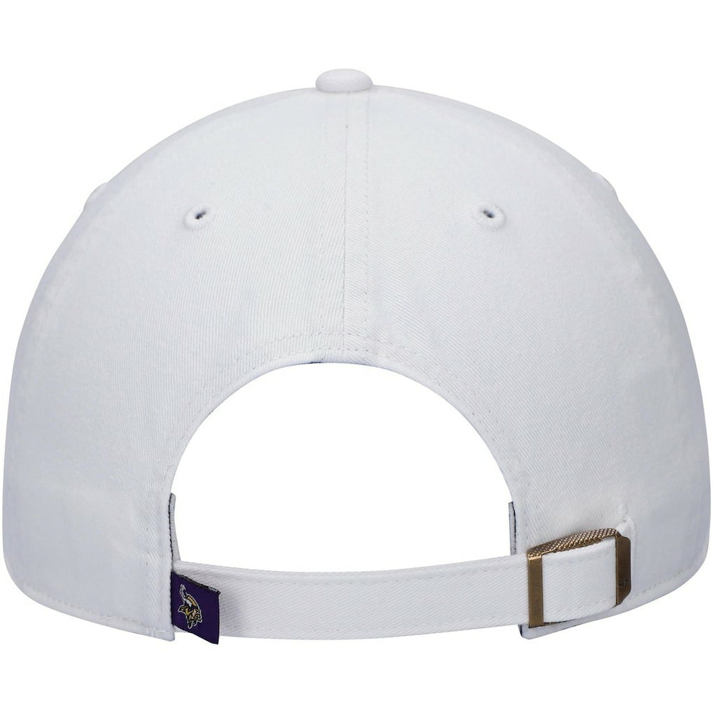 47 brand Minnesota Vikings '47 Logo Clean Up Adjustable Hat White