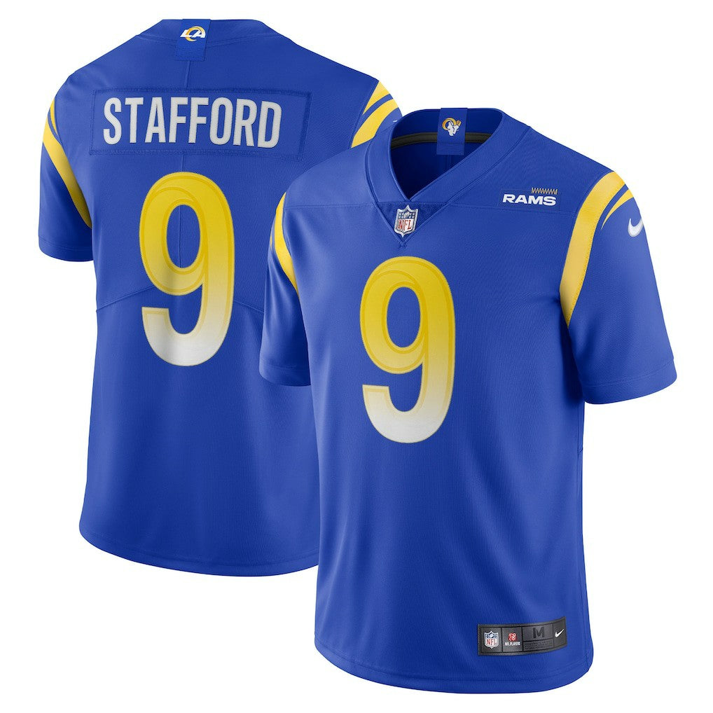 Nike Matthew Stafford Los Angeles Rams Vapor Limited Jersey Royal
