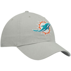 47 brand Miami Dolphins '47 Clean Up Adjustable Hat Gray