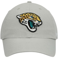 47 brand Jacksonville Jaguars '47 Logo Clean Up Adjustable Hat Gray