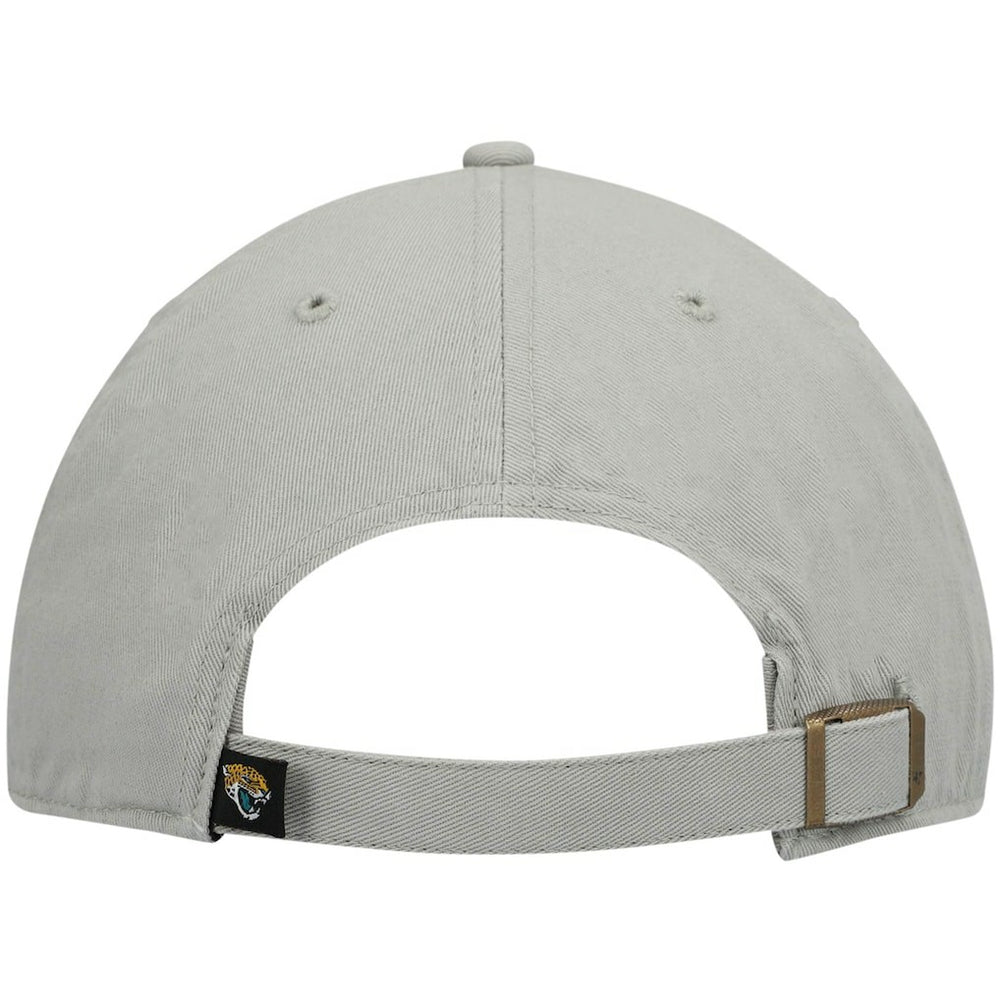 47 brand Jacksonville Jaguars '47 Logo Clean Up Adjustable Hat Gray