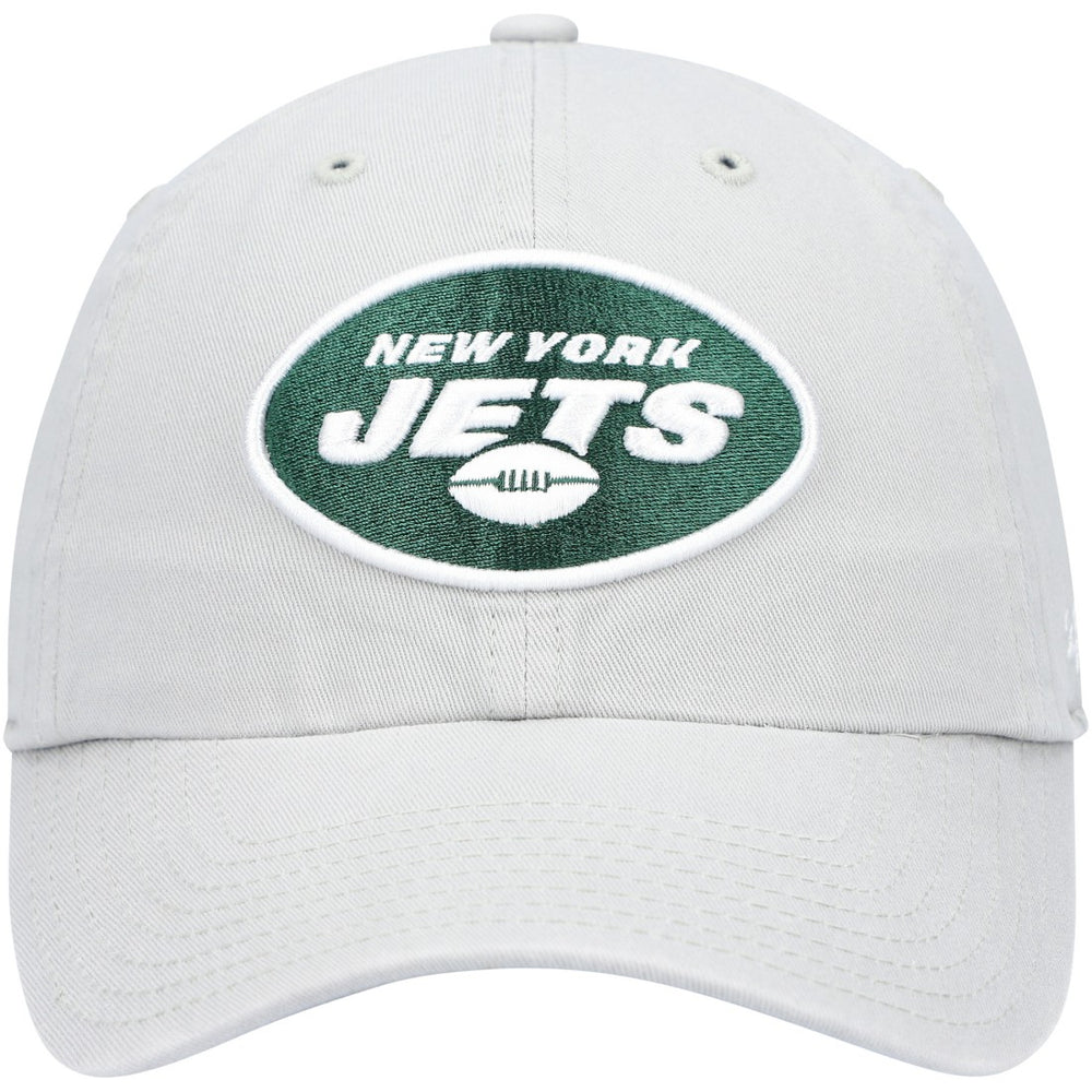 47 brand New York Jets '47 Clean Up Adjustable Hat Gray