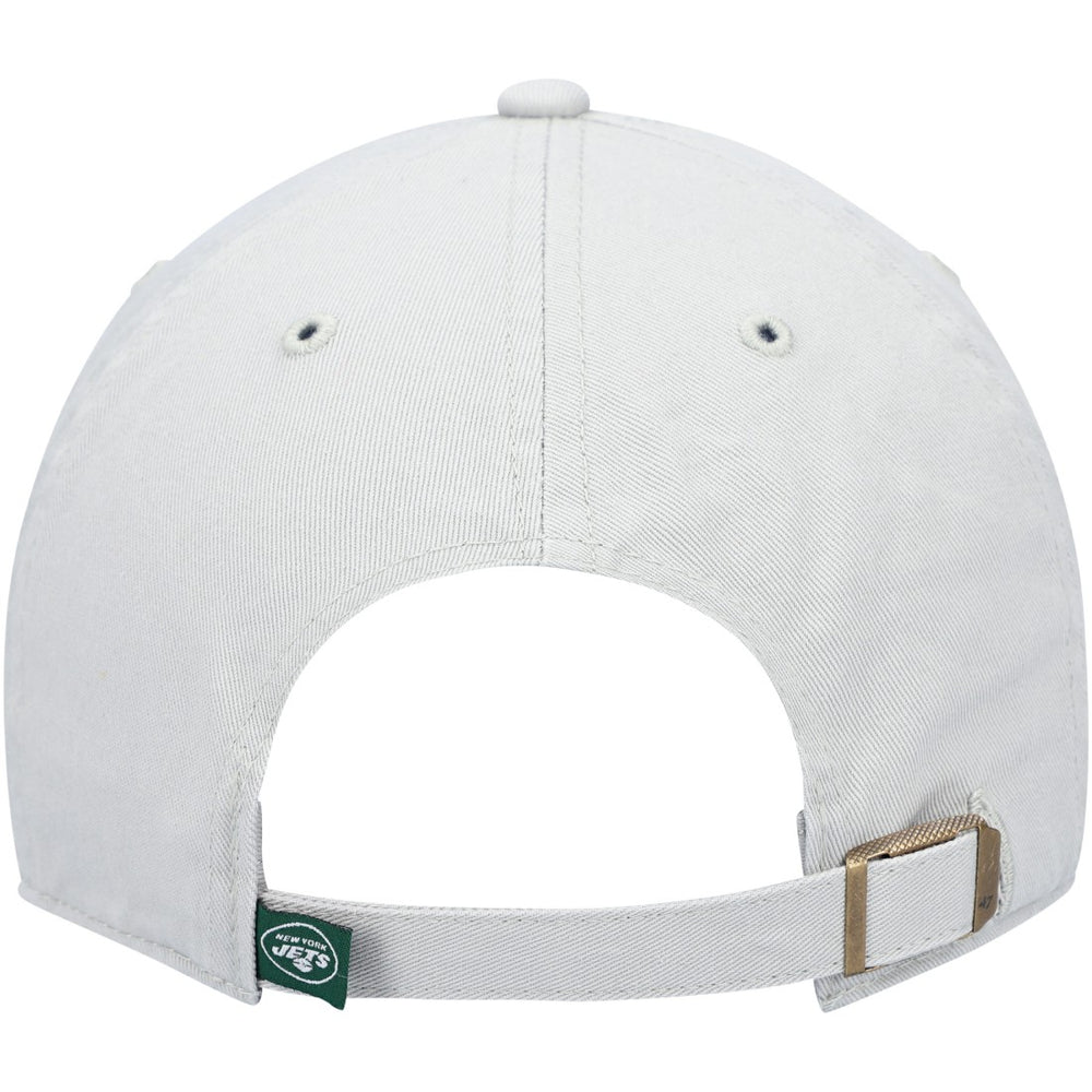 47 brand New York Jets '47 Clean Up Adjustable Hat Gray