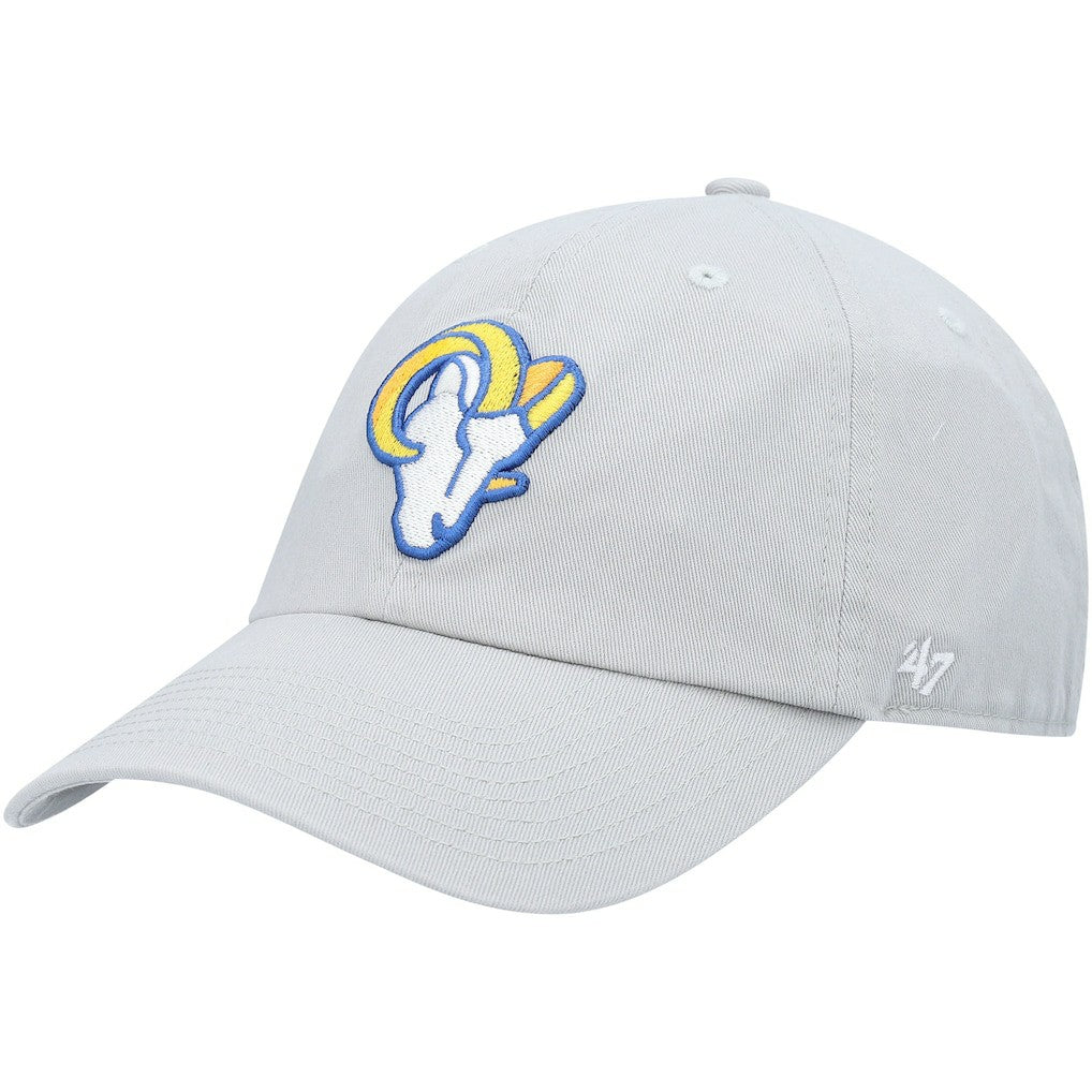 47 brand Los Angeles Rams '47 Logo Clean Up Adjustable Hat Gray