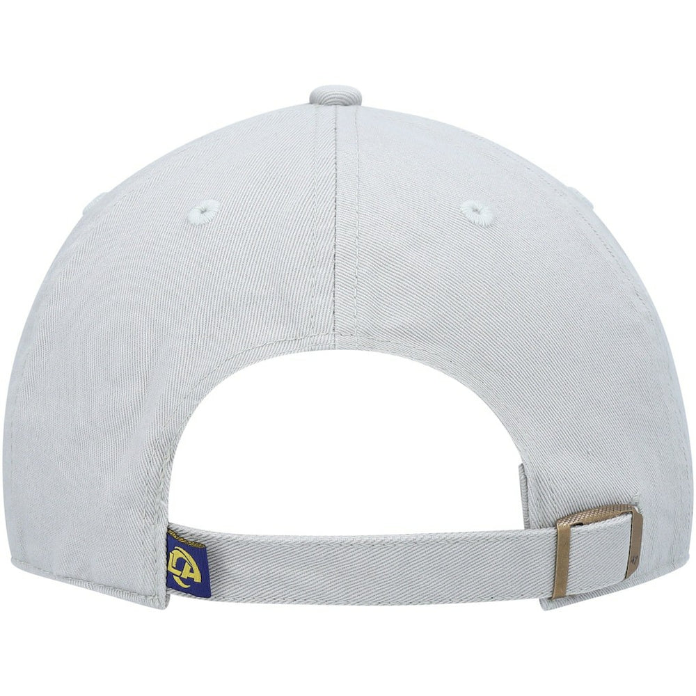47 brand Los Angeles Rams '47 Logo Clean Up Adjustable Hat Gray