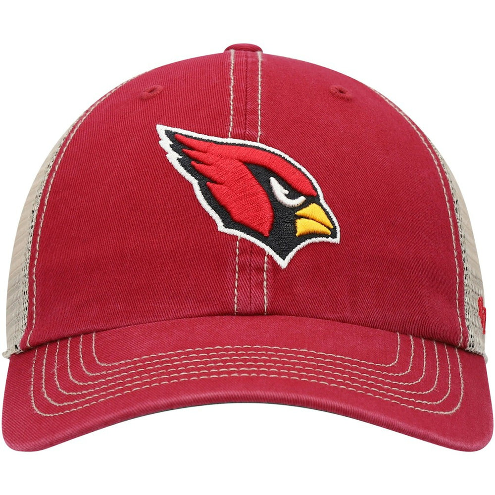47 brand Arizona Cardinals '47 Trawler Trucker Clean Up Snapback Hat Cardinal/Natural