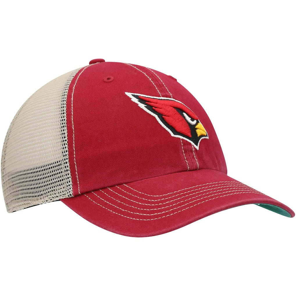 47 brand Arizona Cardinals '47 Trawler Trucker Clean Up Snapback Hat Cardinal/Natural