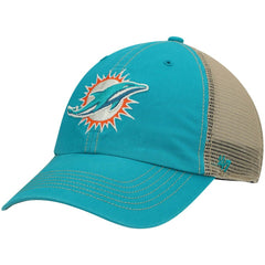 47 brand Miami Dolphins '47 Trawler Trucker Clean Up Snapback Hat Aqua/Natural