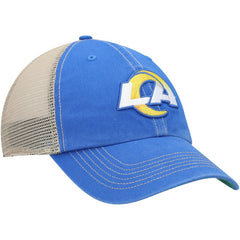 47 brand Los Angeles Rams '47 LA Trawler Trucker Clean Up Snapback Hat Royal/Natural