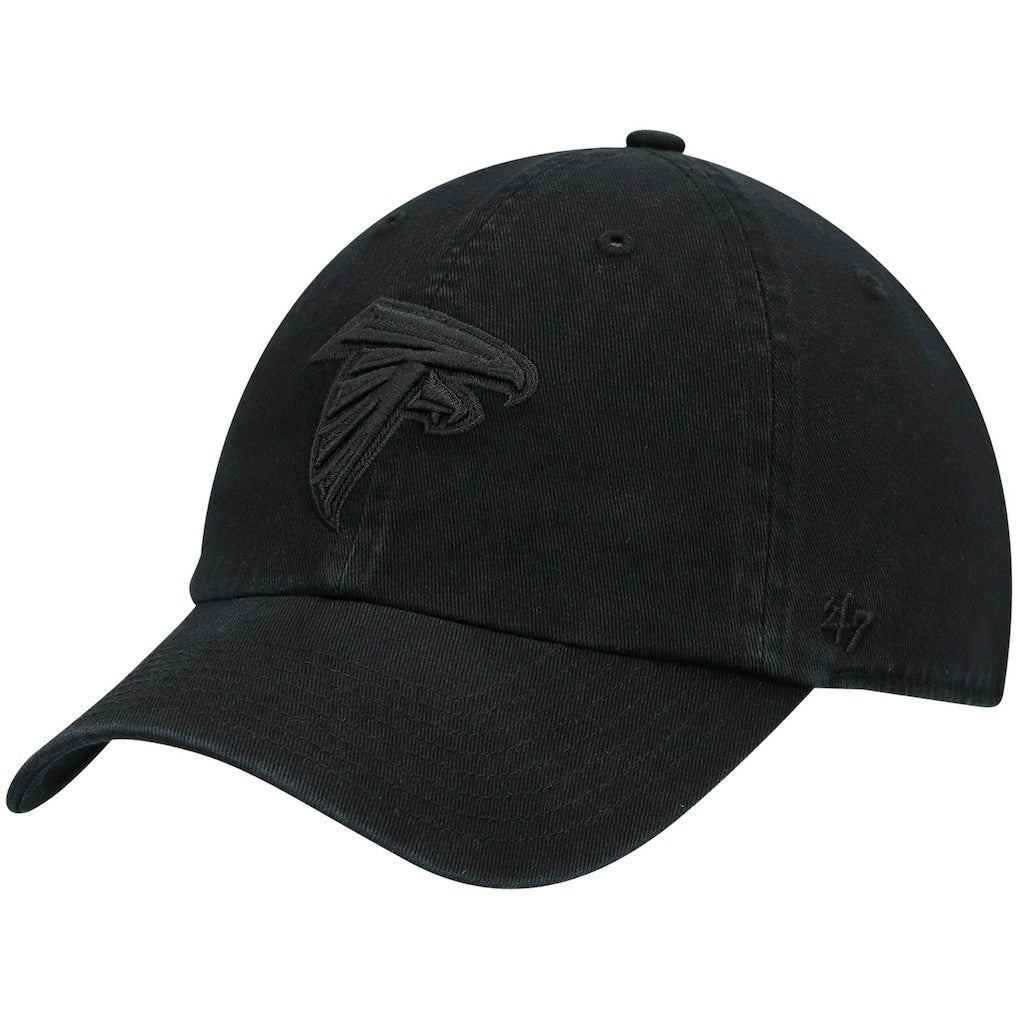 47 brand Atlanta Falcons '47 Team Tonal Clean Up Adjustable Hat Black