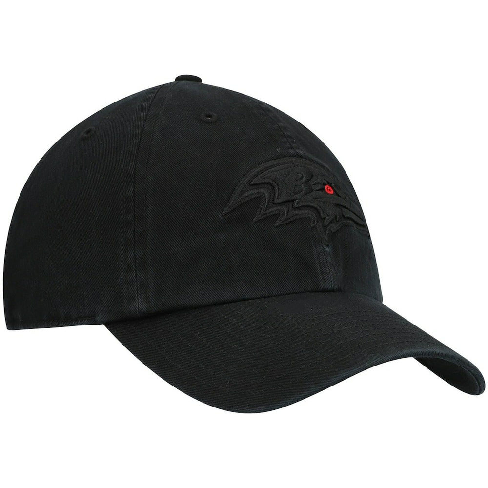 47 brand Baltimore Ravens '47 Team Tonal Clean Up Adjustable Hat Black