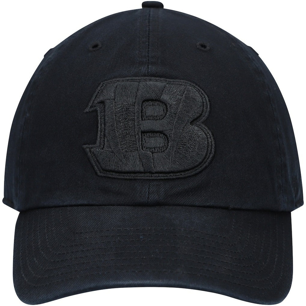 47 brand Cincinnati Bengals '47 Team Tonal Clean Up Adjustable Hat Black