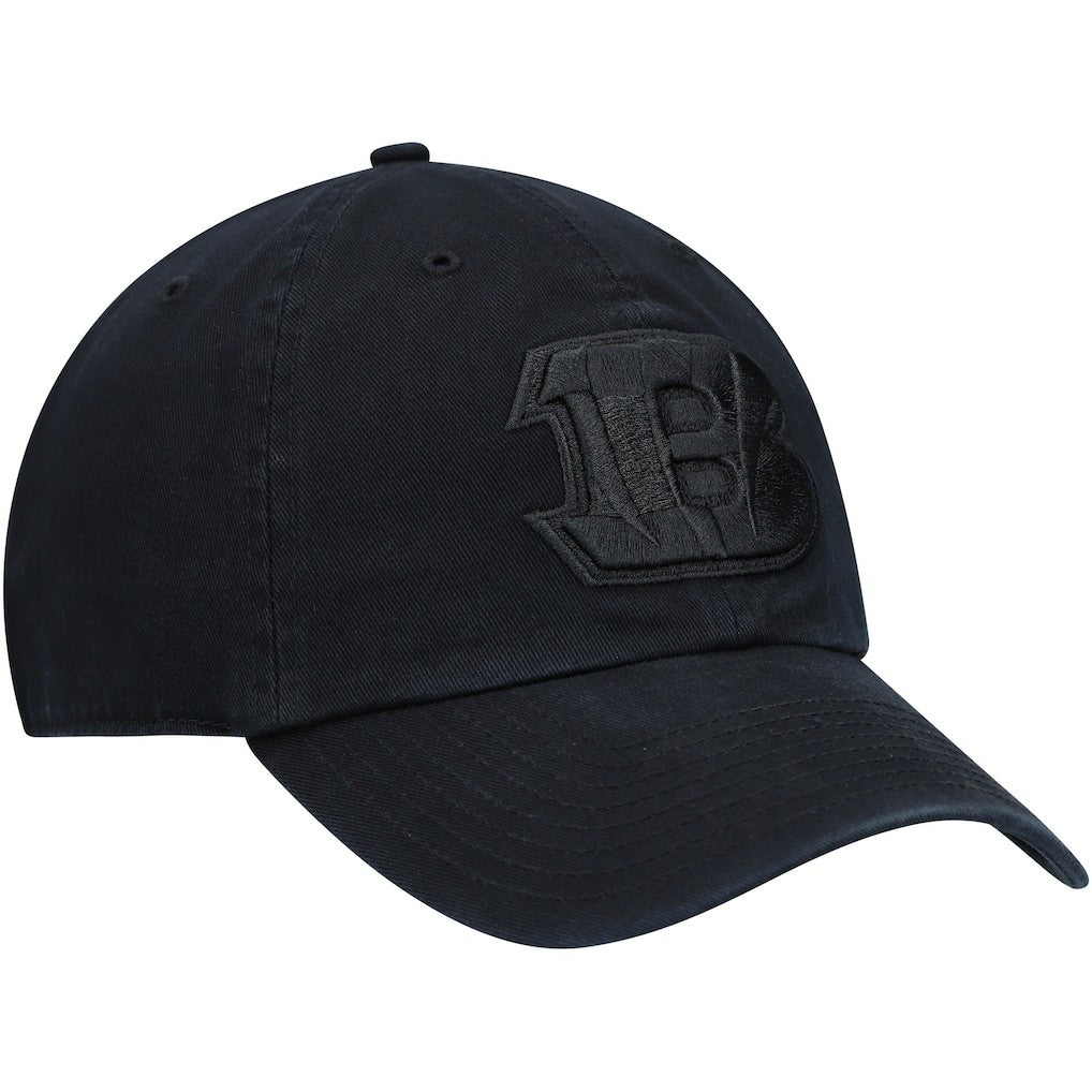 47 brand Cincinnati Bengals '47 Team Tonal Clean Up Adjustable Hat Black