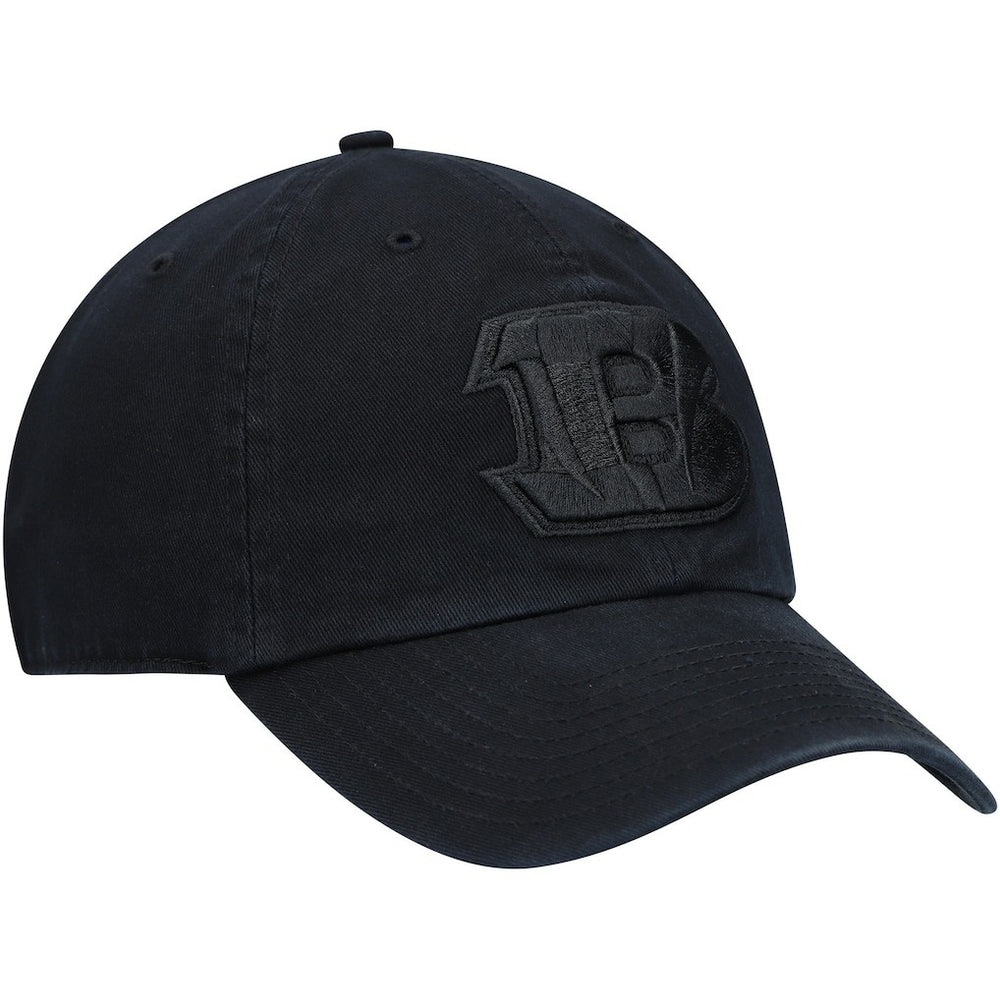 47 brand Cincinnati Bengals '47 Team Tonal Clean Up Adjustable Hat Black