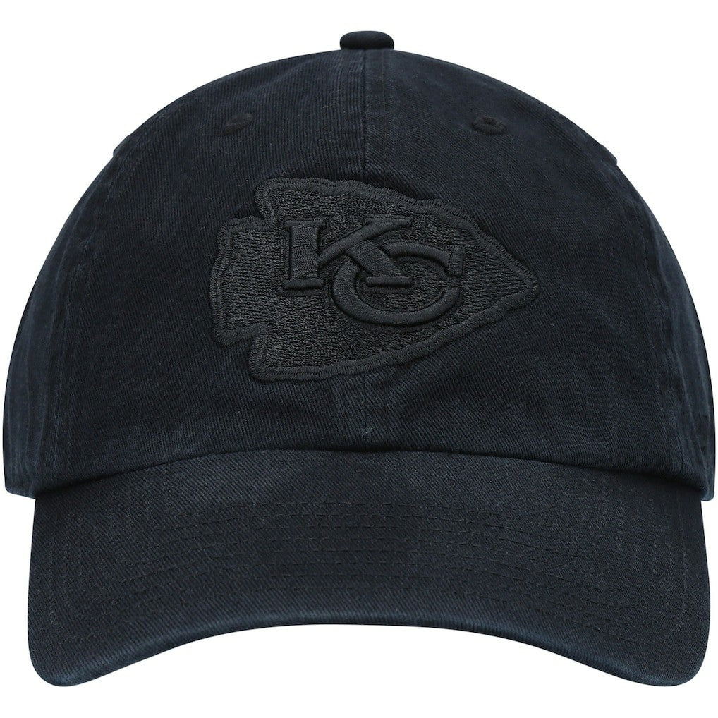 47 brand Kansas City Chiefs '47 Team Tonal Clean Up Adjustable Hat Black