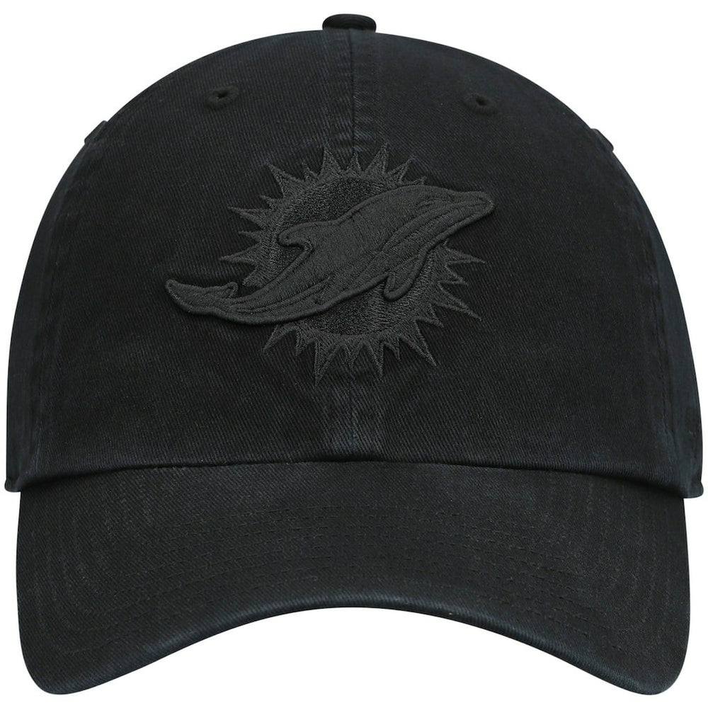 47 brand Miami Dolphins '47 Team Tonal Clean Up Adjustable Hat Black