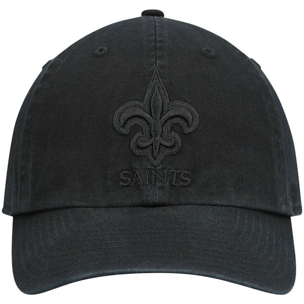 47 brand New Orleans Saints '47 Team Tonal Clean Up Adjustable Hat Black