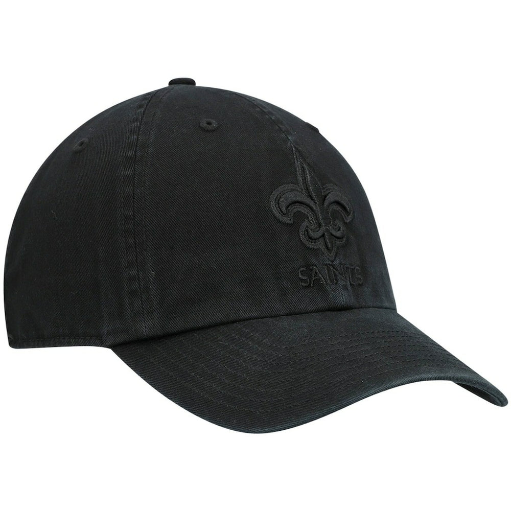 47 brand New Orleans Saints '47 Team Tonal Clean Up Adjustable Hat Black
