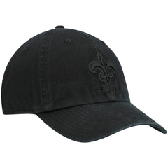 47 brand New Orleans Saints '47 Team Tonal Clean Up Adjustable Hat Black