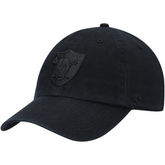 47 brand Las Vegas Raiders '47 Team Tonal Clean Up Adjustable Hat Black