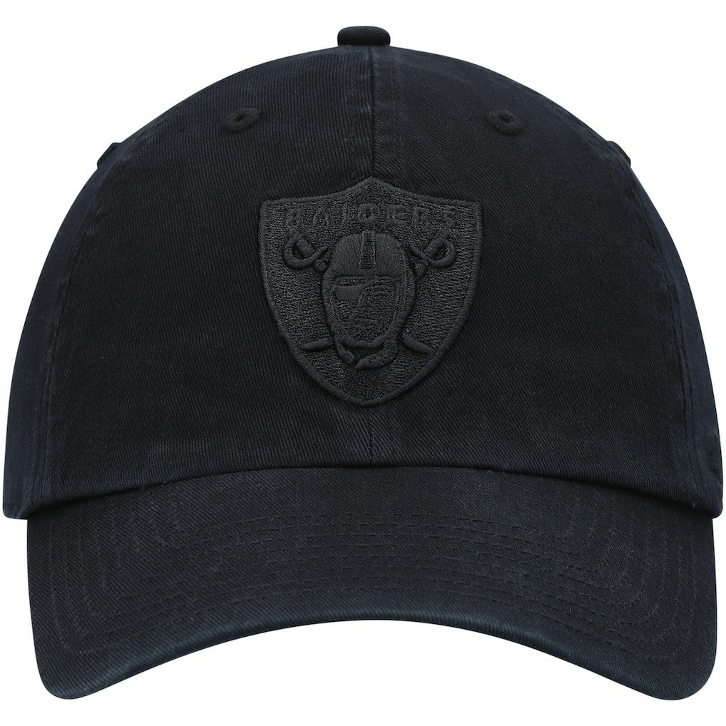 47 brand Las Vegas Raiders '47 Team Tonal Clean Up Adjustable Hat Black