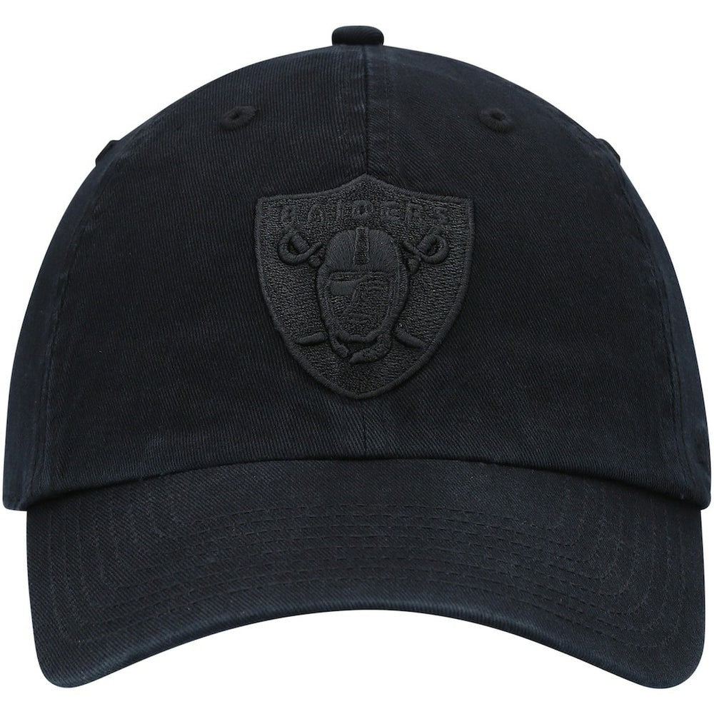 47 brand Las Vegas Raiders '47 Team Tonal Clean Up Adjustable Hat Black