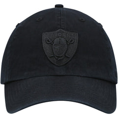 47 brand Las Vegas Raiders '47 Team Tonal Clean Up Adjustable Hat Black