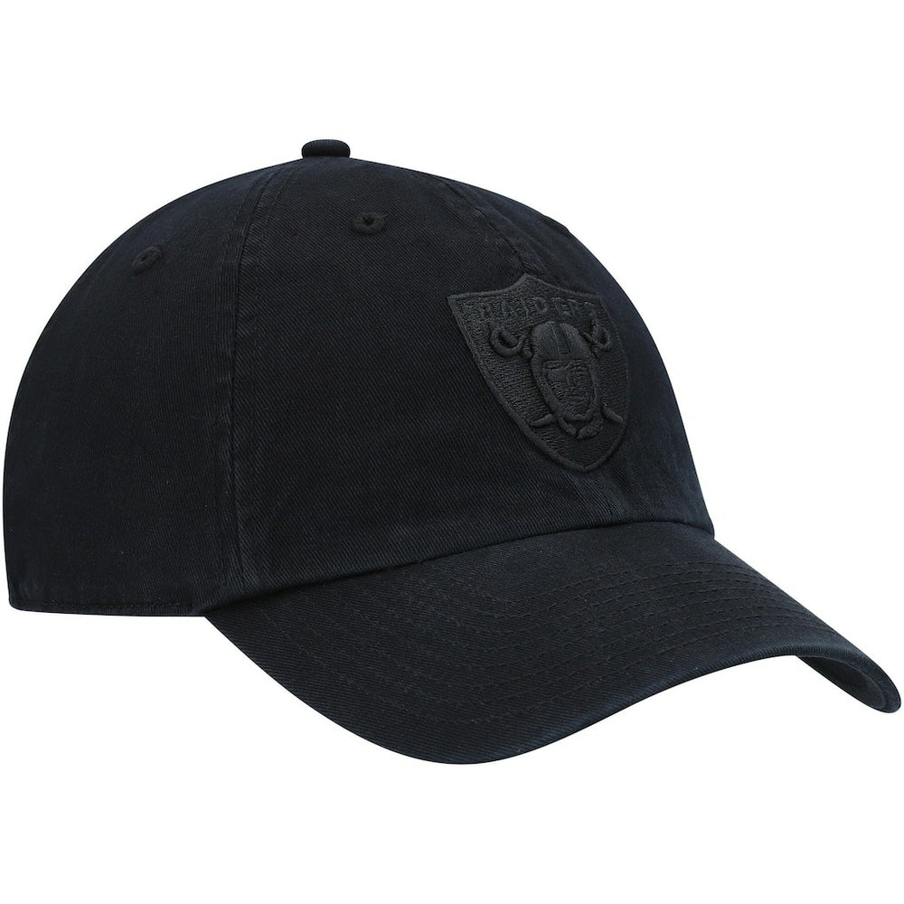 47 brand Las Vegas Raiders '47 Team Tonal Clean Up Adjustable Hat Black