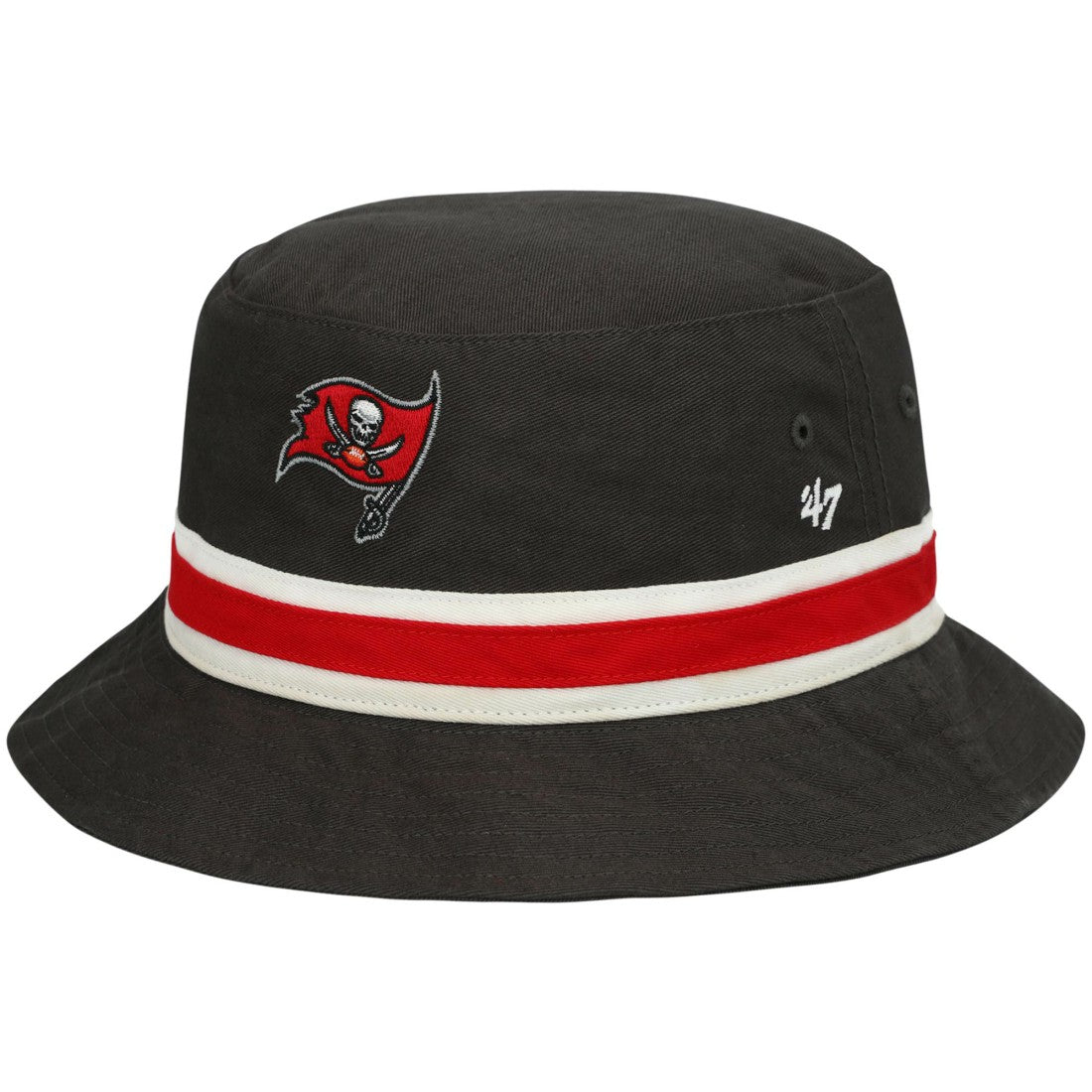 47 brand Tampa Bay Buccaneers '47 Striped Bucket Hat Graphite