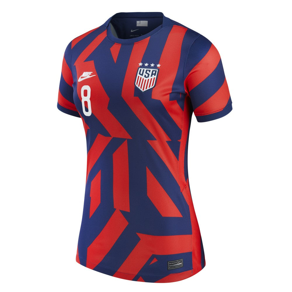 Julie Ertz USWNT Women's 2021/22 Away Vapor Match Player Jersey Blue - Nike