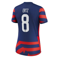 Julie Ertz USWNT Women's 2021/22 Away Vapor Match Player Jersey Blue - Nike