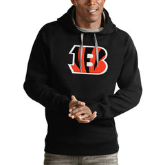 Cincinnati Bengals Antigua Victory Pullover Hoodie Black