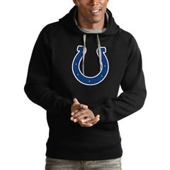 Indianapolis Colts Antigua Victory Pullover Hoodie Black