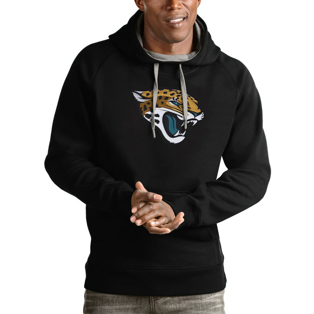 Jacksonville Jaguars Antigua Victory Pullover Hoodie Black
