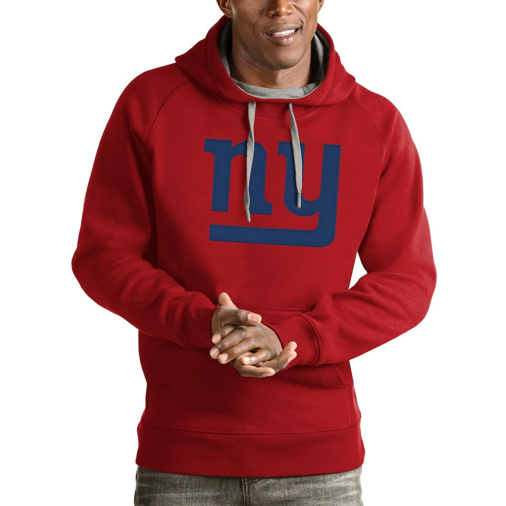 New York Giants Antigua Victory Pullover Hoodie Red