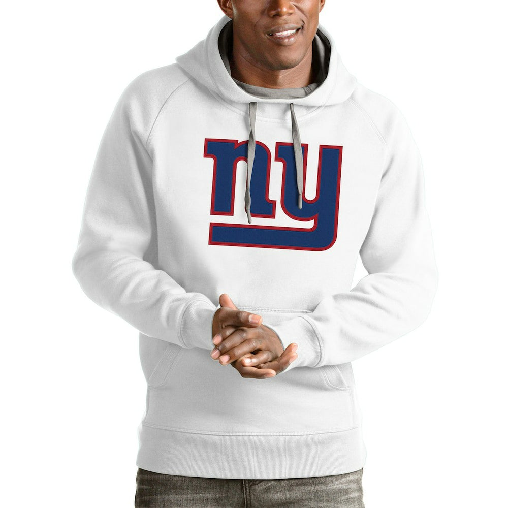 New York Giants Antigua Victory Pullover Hoodie White