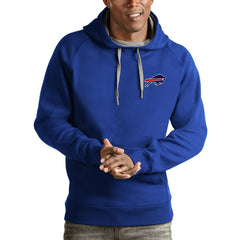 Buffalo Bills Antigua Logo Victory Pullover Hoodie Royal