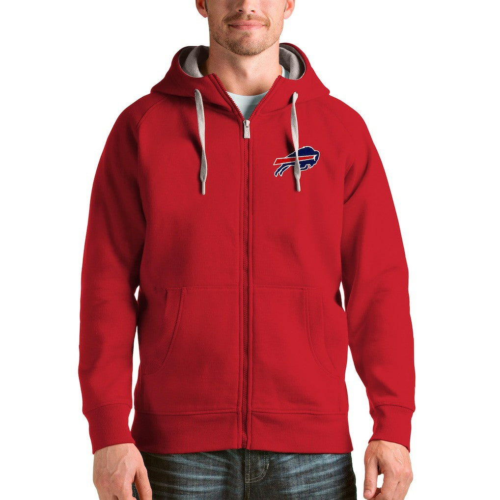Buffalo Bills Antigua Victory Full-Zip Hoodie Red