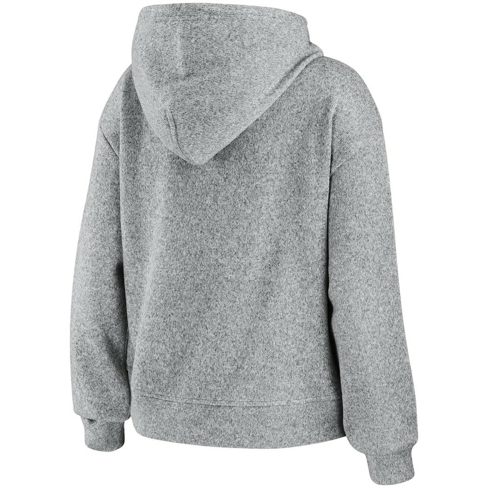 Carolina Panthers WEAR by Erin Andrews Women's Full-Zip Hoodie Heathered Gray