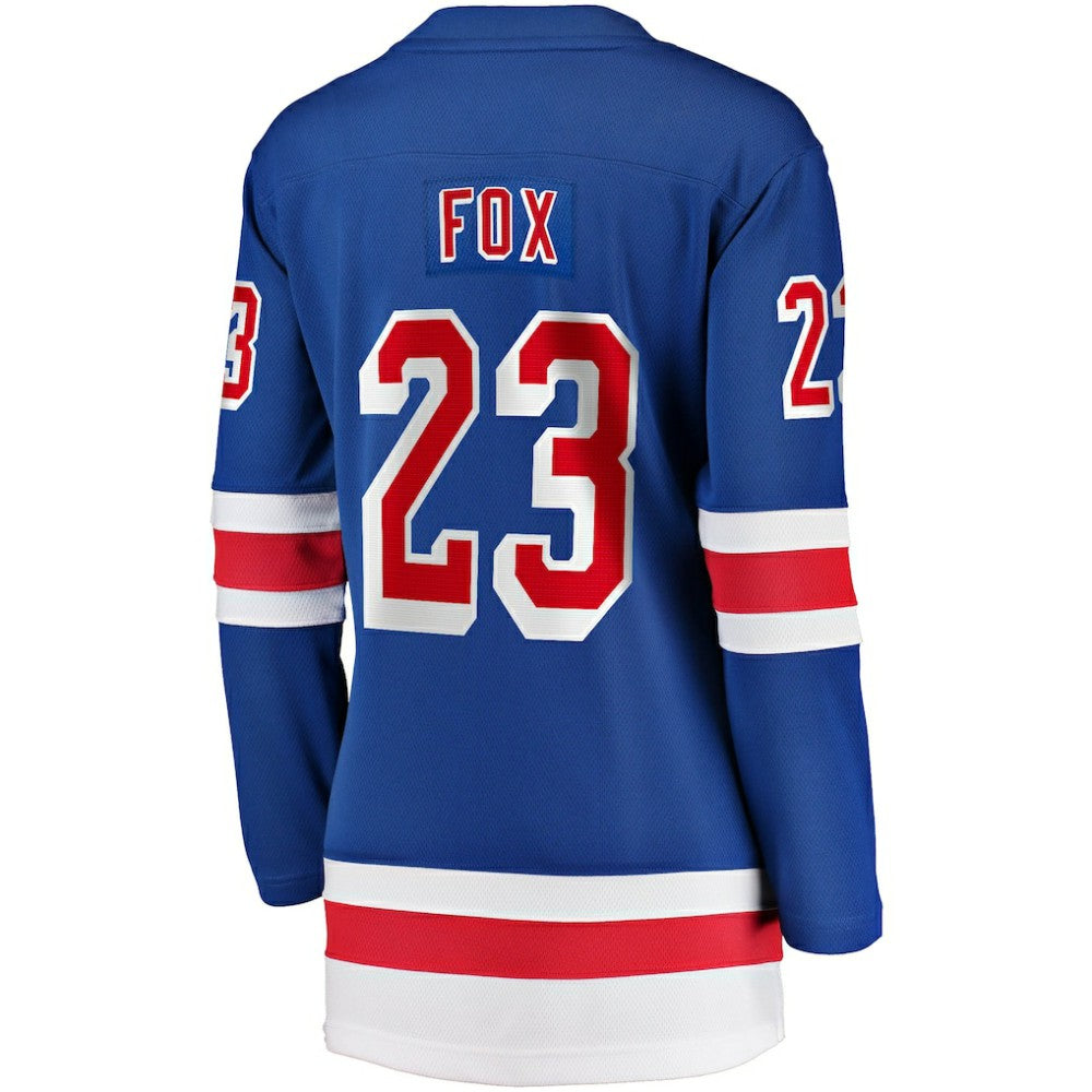 Adam Fox New York Rangers Fanatics Women's Home Breakaway Jersey - Blue - NHL 4325988
